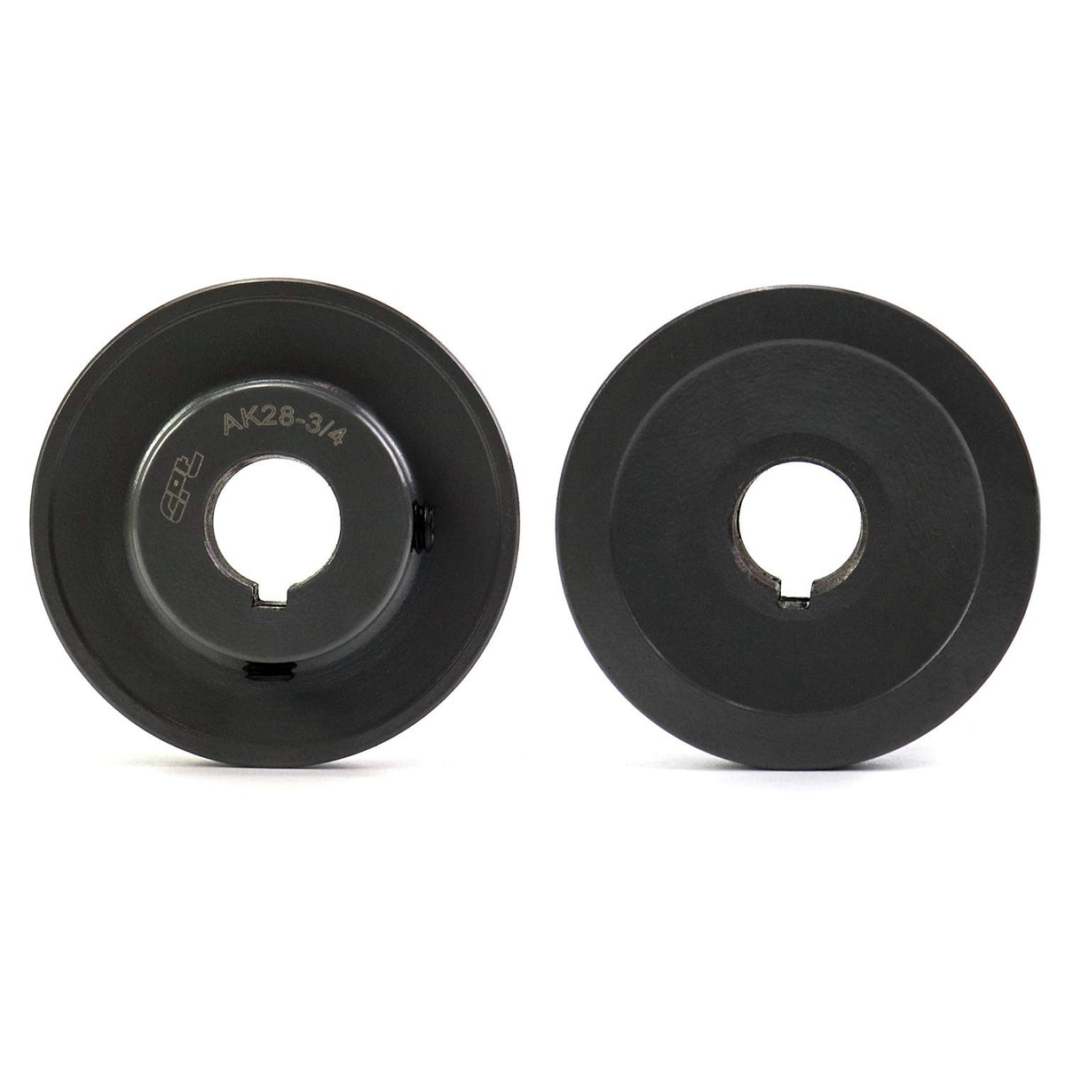 QWORK Single Groove Web Sheaves, 2.85" OD 3/4" V-Belt Sheave for V-Belt, AK2834