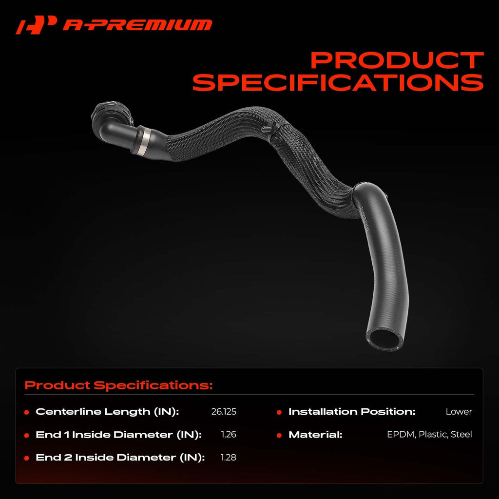 A-Premium Lower Engine Radiator Coolant Hose Compatible with Ford