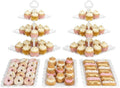 5-Piece Cupcake Stand & Appetizer Trays Set (White)