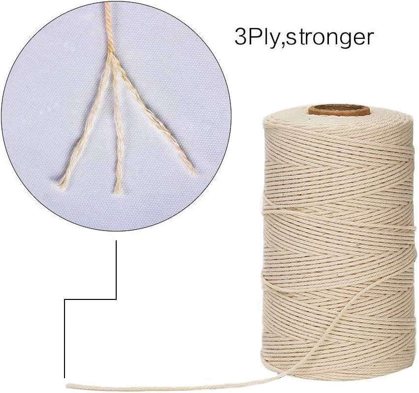 656ft 1mm Cooking Twine 3Ply Food Safe for Roasting