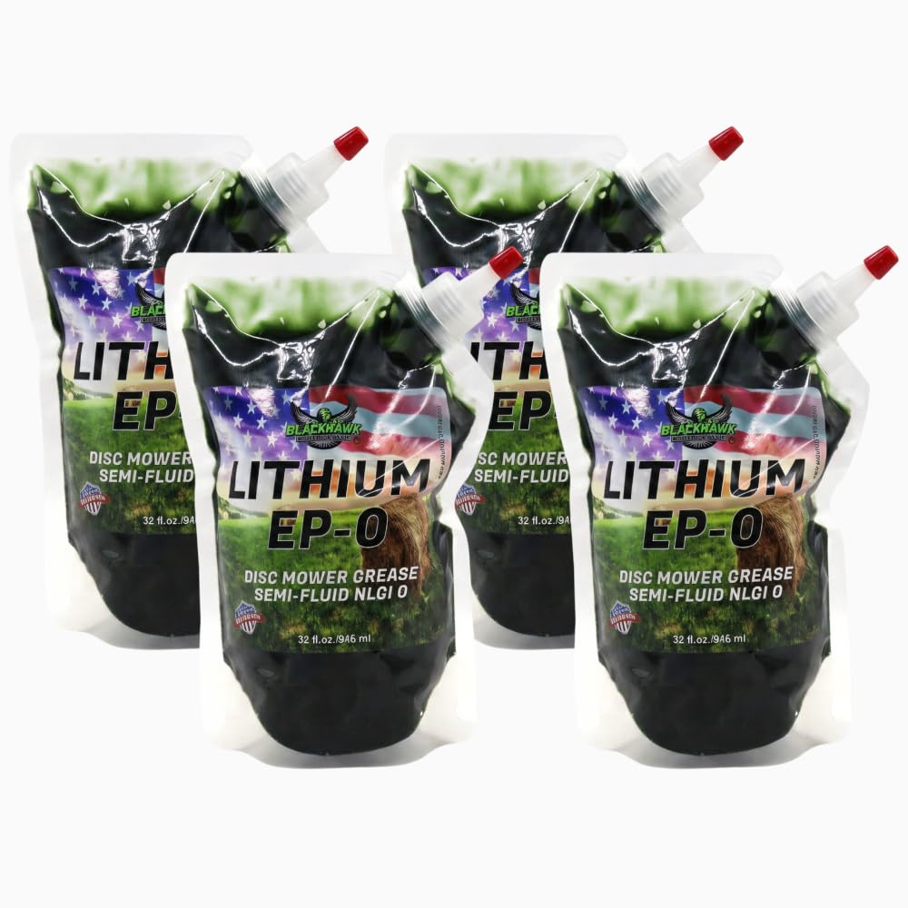 BLACKHAWK PERFORMANCE Lithium EP0 Grease, 32 oz EZ Squeeze Pouch (4pk)