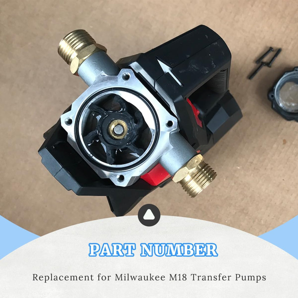 Replacement Impeller compatible With Milwaukee M18 Transfer Pumps Replaces 49-16-2771