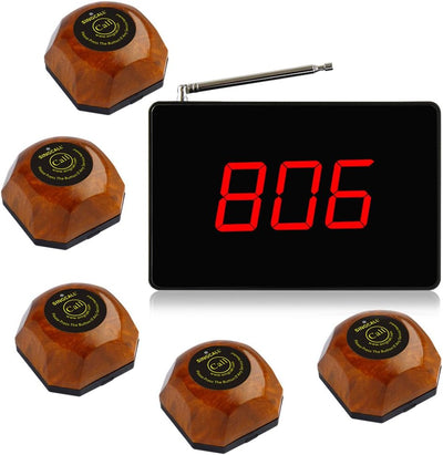 Wireless Restaurant Calling Pager System Waiter Call Paging System