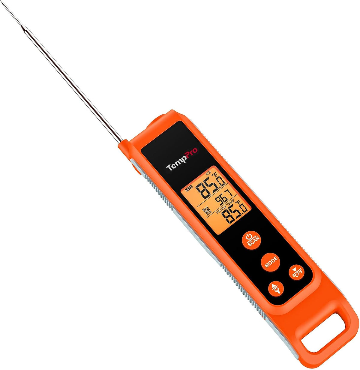TempScan 2-in-1 Infrared Thermometer Gun with Meat Probe