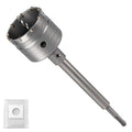 Professional 3" (75mm) Concrete Hole Saw 220mm SDS Plus & Dust Bag