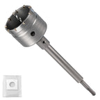 Professional 3" (75mm) Concrete Hole Saw 220mm SDS Plus & Dust Bag