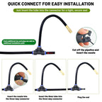 360° Adjustable Drip Irrigation System with 22 Nozzles