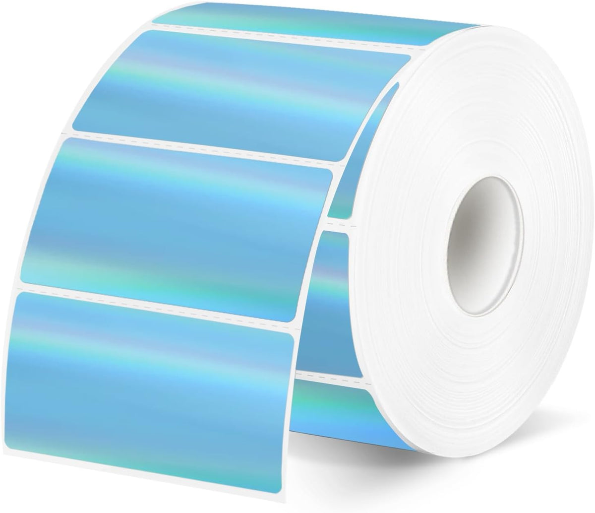 Direct Thermal Label 2x1 Inch- Barcode Labels- Holographic Thermal Sticker Labels for Address, Shipping, Compatible