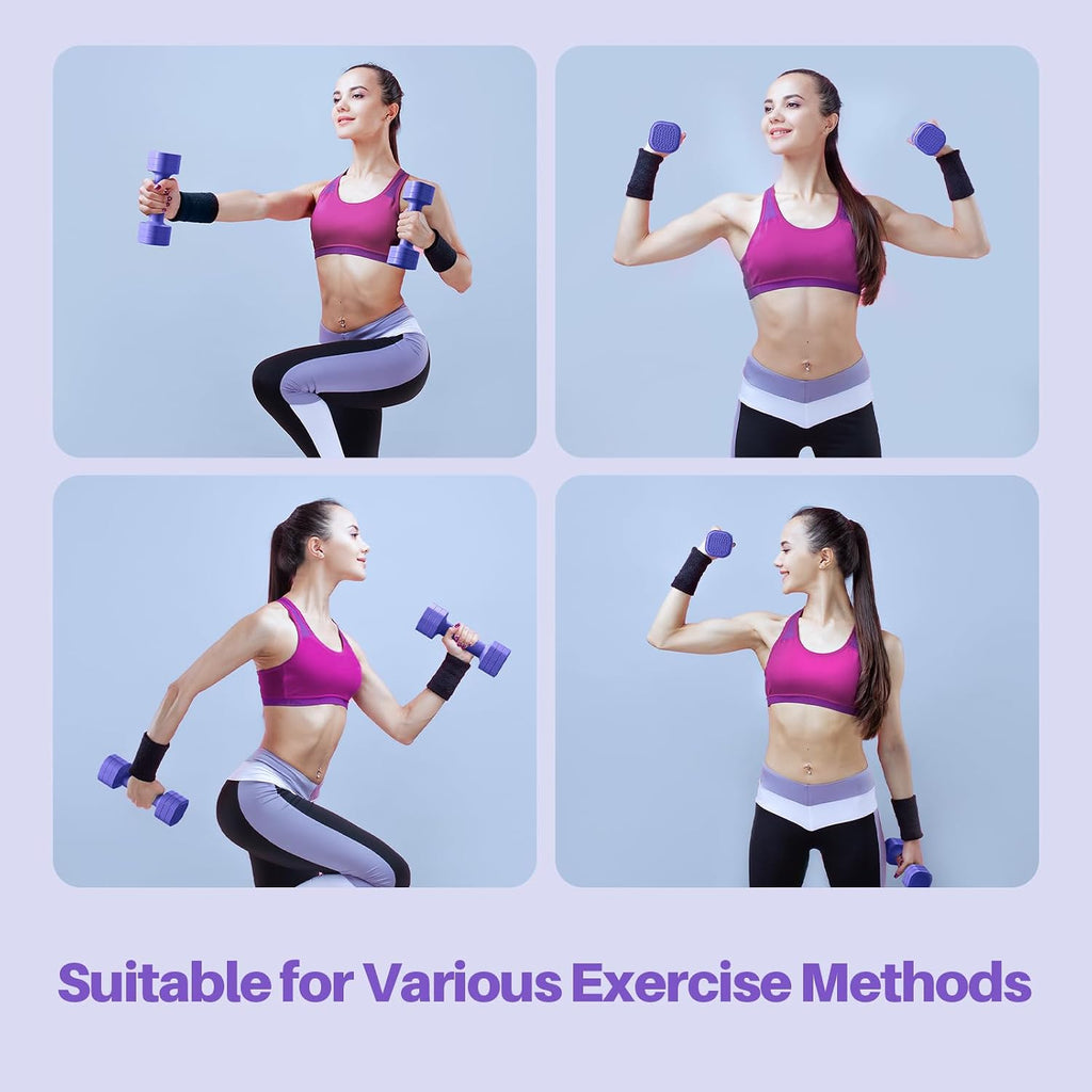 Hand Weights for Women at Home 2-5 lb Light Adjustable Dumbbells Set | Adjustable 2-5 lb(A Pair 4lb 6lb 8lb 10lb)