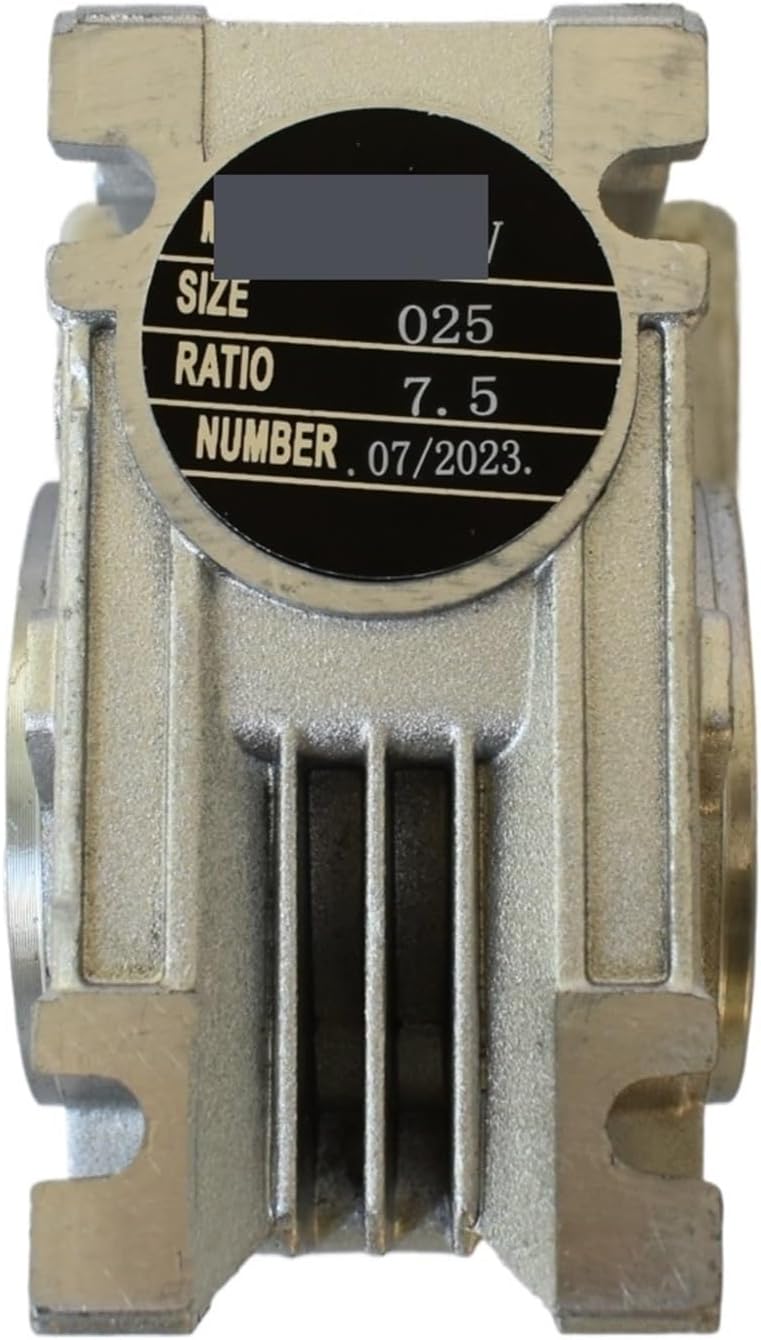 Worm Gear Reducer NMRV025 Worm Gear Reducer Stepper Motor Servo Special RV Square Motor Reducer Gearbox Reducer(57 Square Flange,Ratio50)