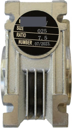 Worm Gear Reducer NMRV025 Worm Gear Reducer Stepper Motor Servo Special RV Square Motor Reducer Gearbox Reducer(57 Square Flange,Ratio50)