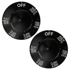 2pcs Thermostat Stove Knob Dials for APW 300229, Dial Control Knobs