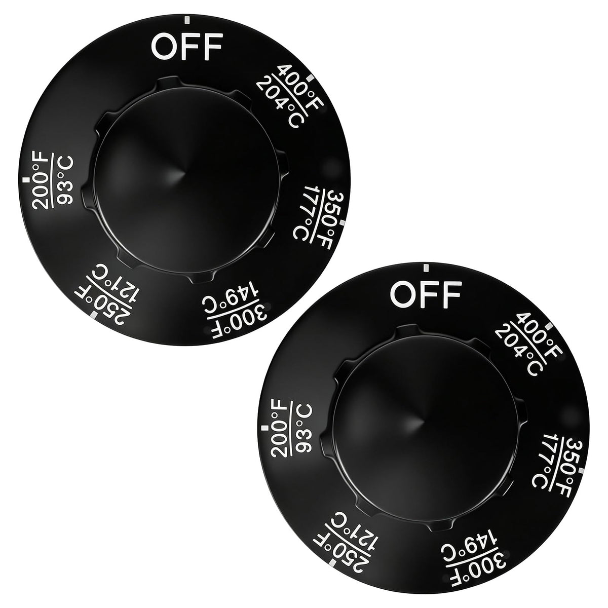2pcs Thermostat Stove Knob Dials for APW 300229, Dial Control Knobs