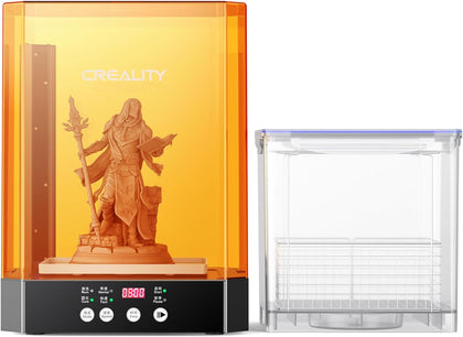 Wash and Cure Station UW-03 2 in 1 Machine | Resin 3D Printer Upgraded 405nm UV Curing Rotary Box Bucket for