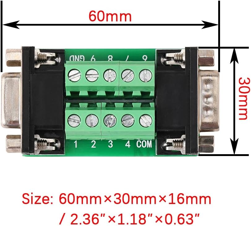 4PCS DB9 Male Female Solderless Connector in One Breakout