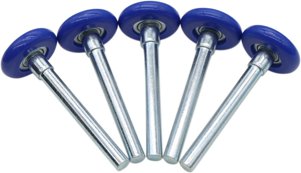 Durable 1.8 Inches Nylon Garage Door Rollers 6200ZZ 10 Ball Bearing 4.25 Inches Stem (4.25" Stem20Pack, 20)