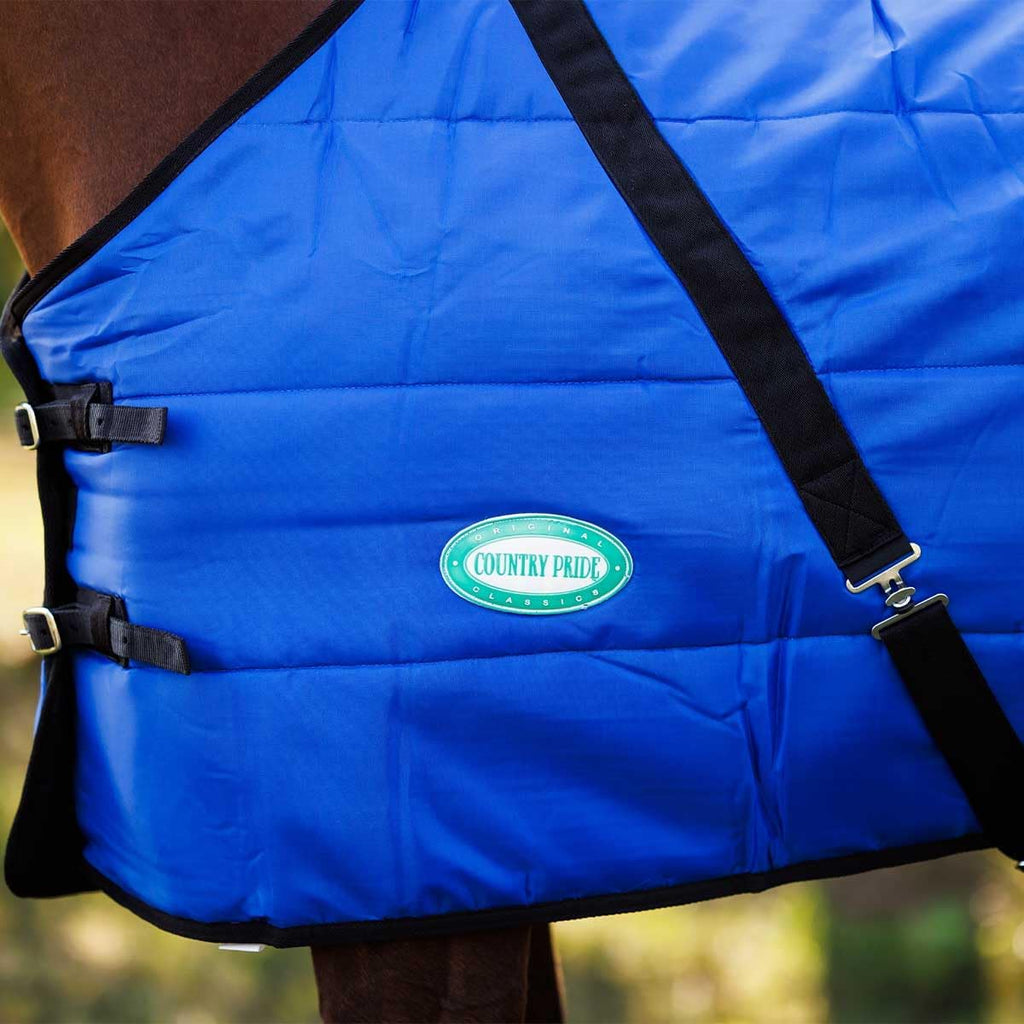 Sentinel Channel Quilt Horse Stable Blanket, Midweight Open Front, 420D Nylon Outer Shell, 250g Poly-Fill Insulation