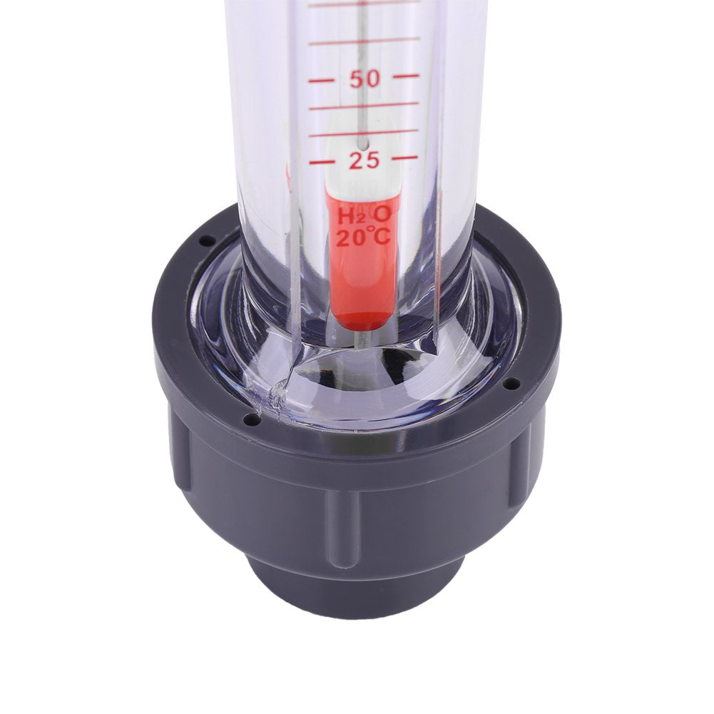 Rotameter, Flow Meter Water Flow Meter Plastic Tube Type 25-250L/H Instantaneous Water Flow Meter Flowmeter