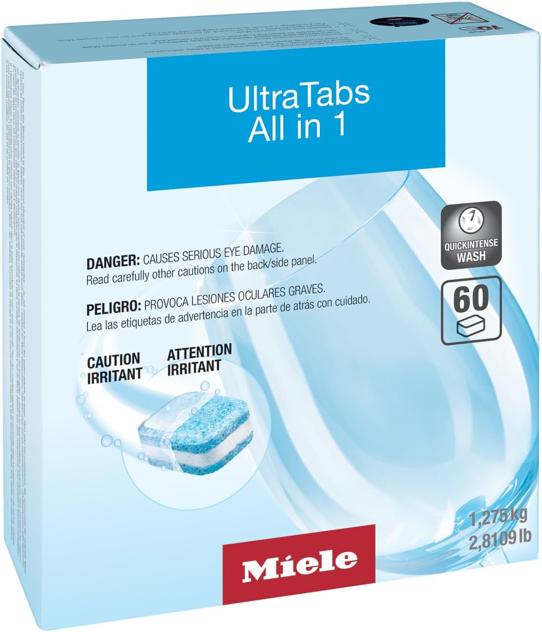 Miele UltraTabs Dishwasher Detergent Tablets for All Dishwashers