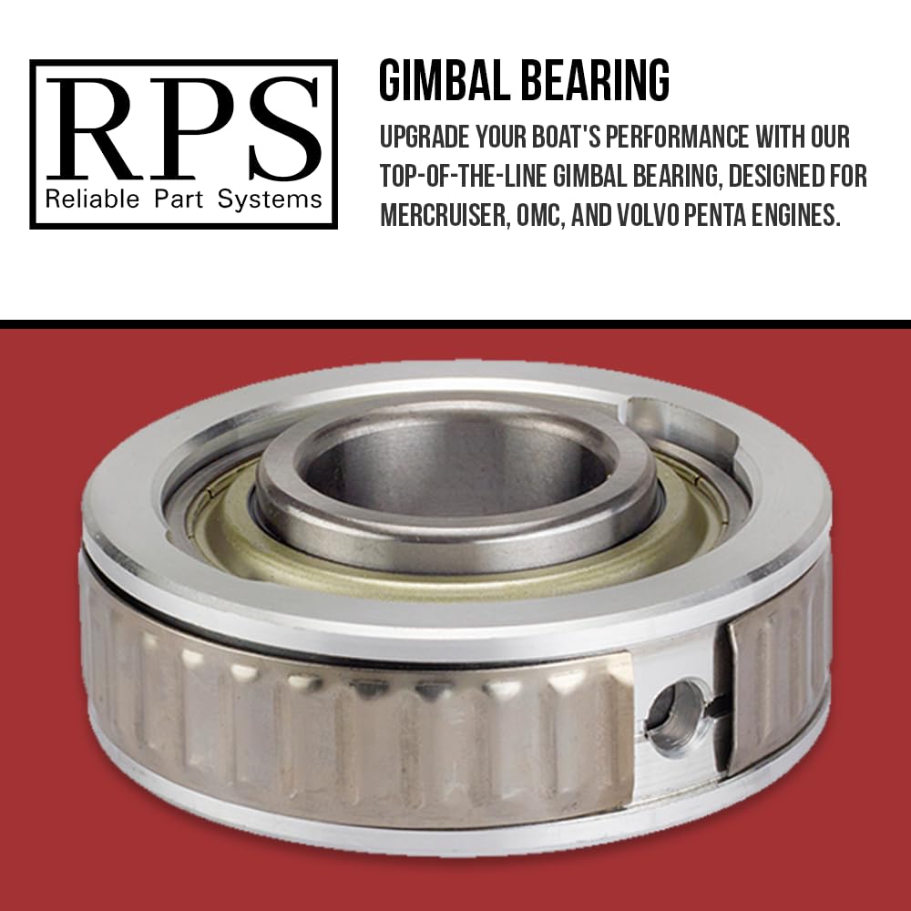 RPS 30-60794A4 Gimbal Bearing | Greasable Sterndrive Gimbal Bearing Replacement | Marine Drive Alignment Bearing | Replaces OMC/Volvo/Mercruiser