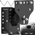 Trailer Spare Tire Mount for Utility Boat Trailer 3-Nuts Spare Tire Carrier Fits 4/5/6/8 Lugs Trailer Wheels on 4"