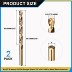 PATIKIL Letter A Drill Bit 4341 High-Speed Steel for Thin Metal 2 Pack