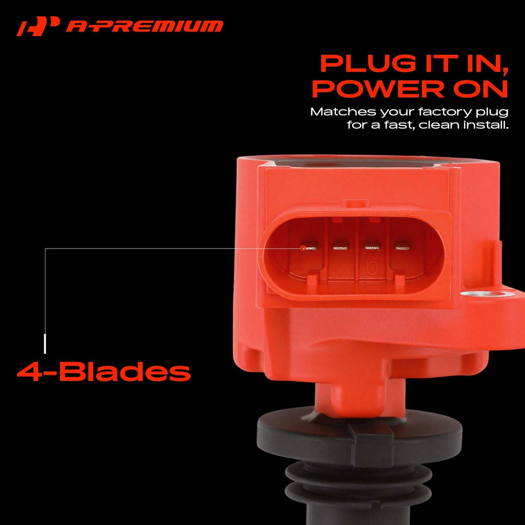A-Premium Engine Ignition Coil Pack Compatible with Mercedes-Benz