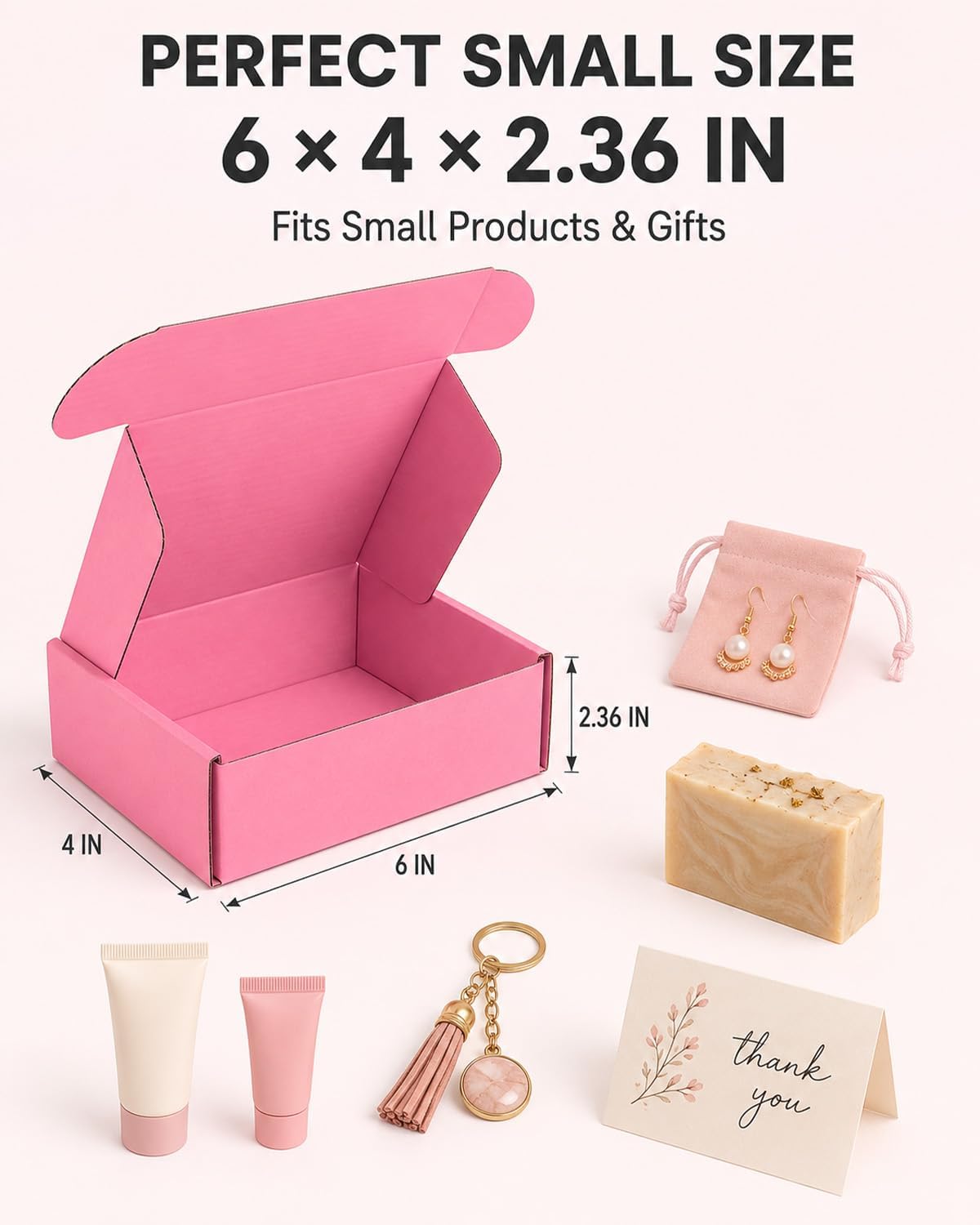 Cardboard Box, 50 Pack Small Shipping Boxes Corrugated Mailer Boxes, Cardboard Shipping Box For Shipping Packaging
