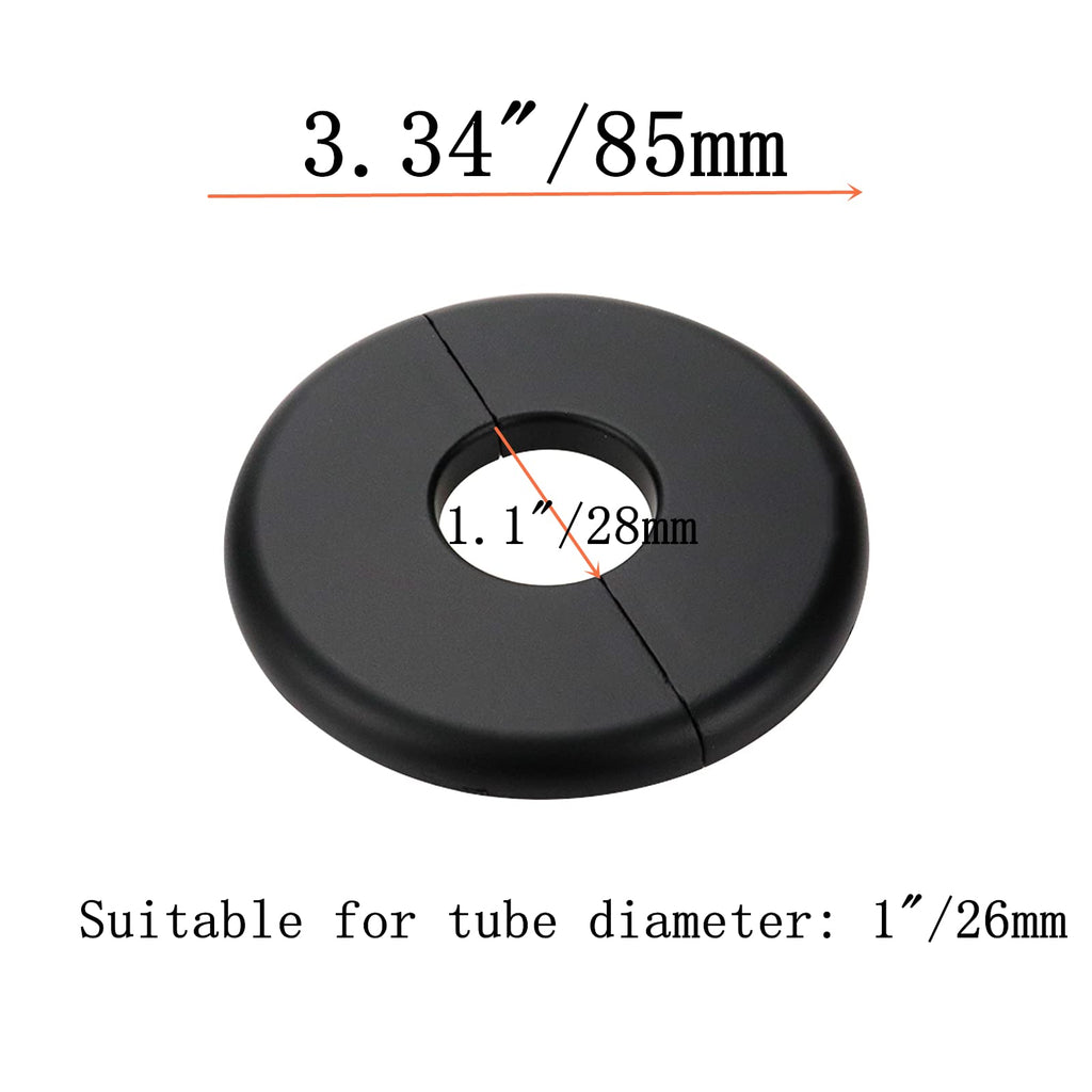 1" Wall Split Flange Round Escutcheon Plate for Kitchen Pipe
