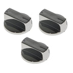 3x Temperature & Timer Knobs Compatible With Delonghi Electric Oven