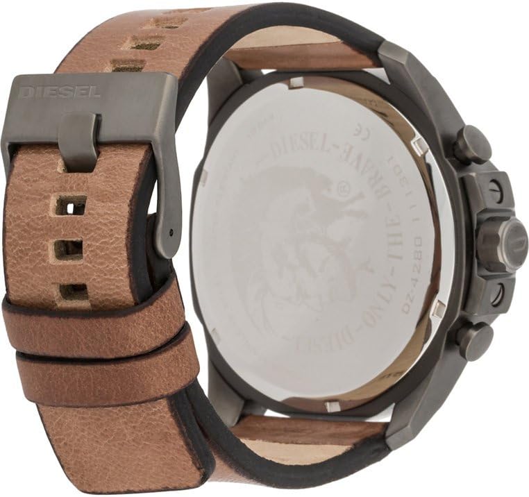 Diesel Mega Chief Watch for Men, Chronograph Men's Watch