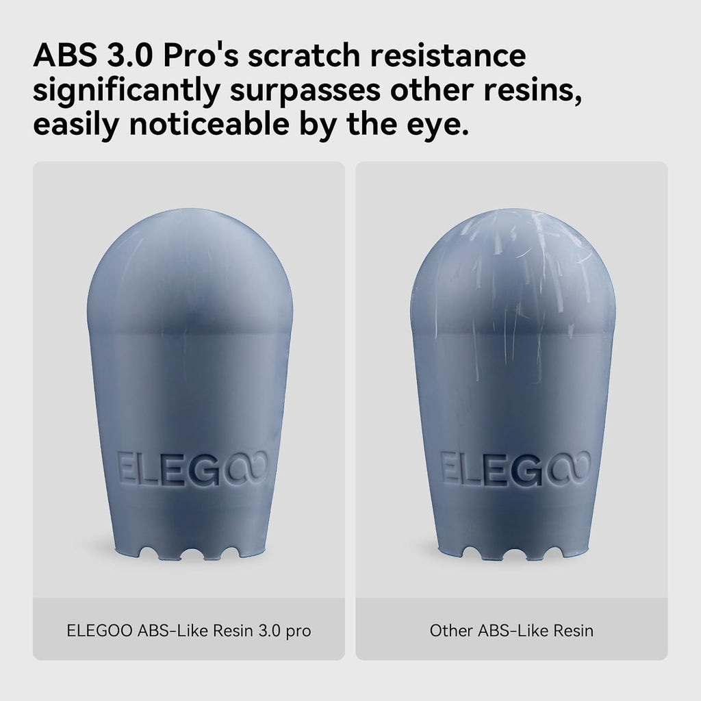 ELEGOO ABS-Like Resin 3.0 Pro, 3D Printing Resin with Higher Scratch-Resistance, High Toughness, High Precision, Fast