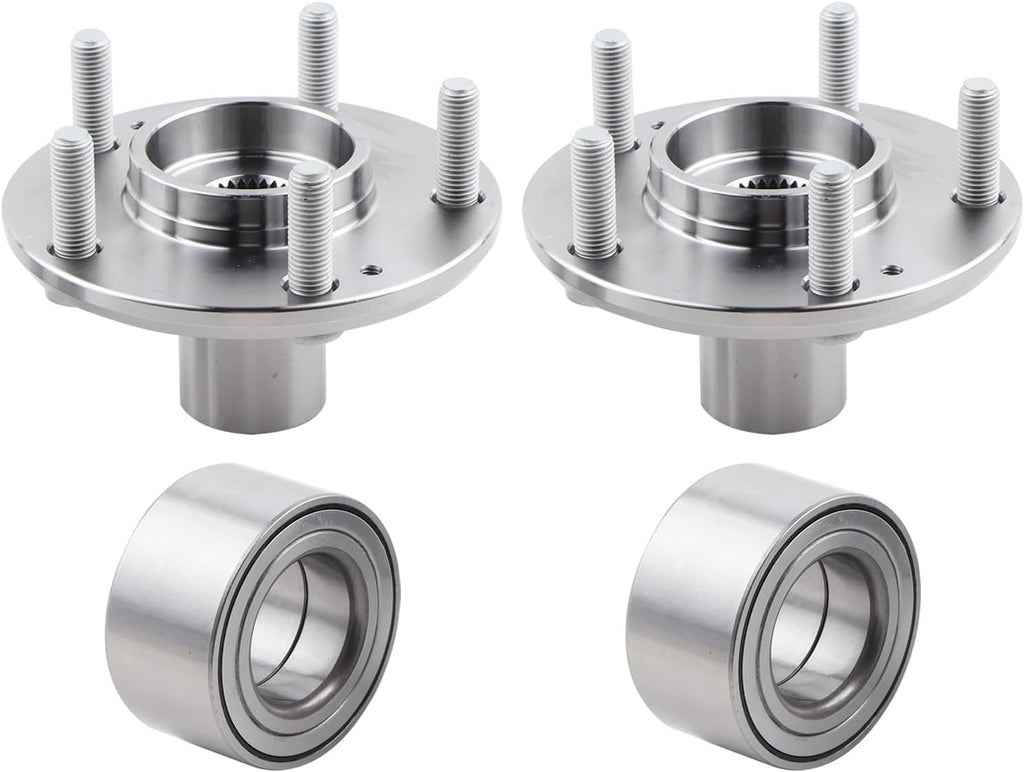 2PCS Wheel Hub Bearing Assembly Compatible with 2011-2015 Hyundai Elantra, 2013-2017 Elantra GT, 2012-2017 Veloster, Replace 510093