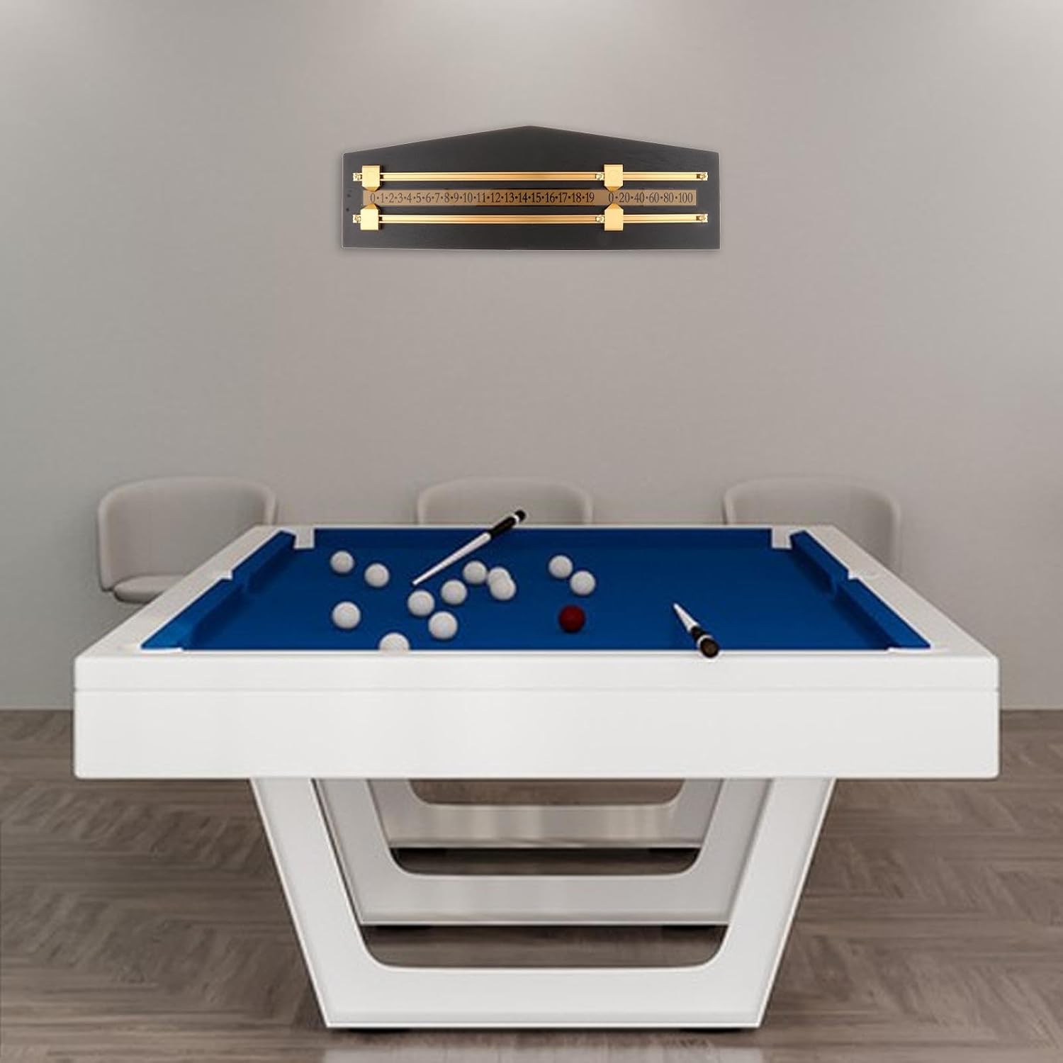 Snooker Billiard Score Board,Shuffleboard Scoreboard Referee Gear Scorer Board,Wooden Snooker Score Keeper Snooker