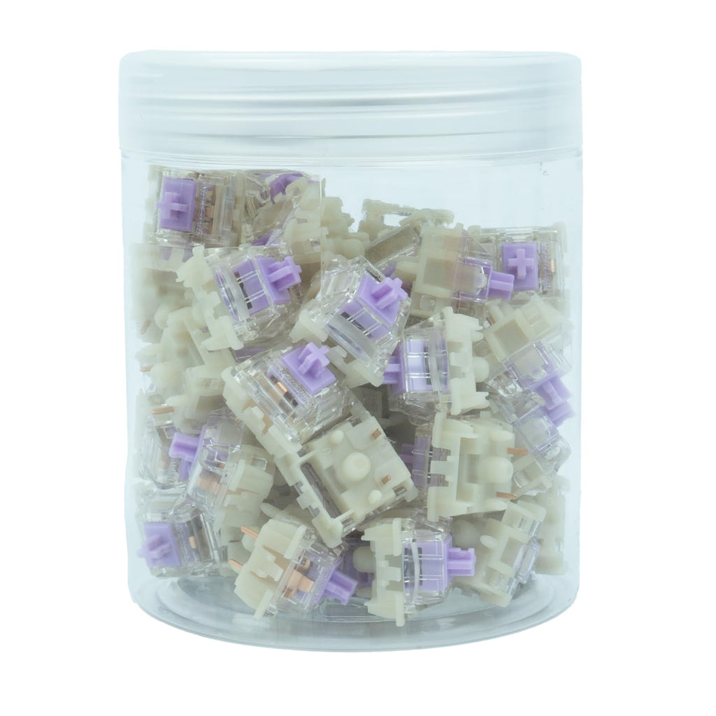 GATERON KS-9 3.0 Silent Keyboard Switches(110, Purple(Tactile Silent))