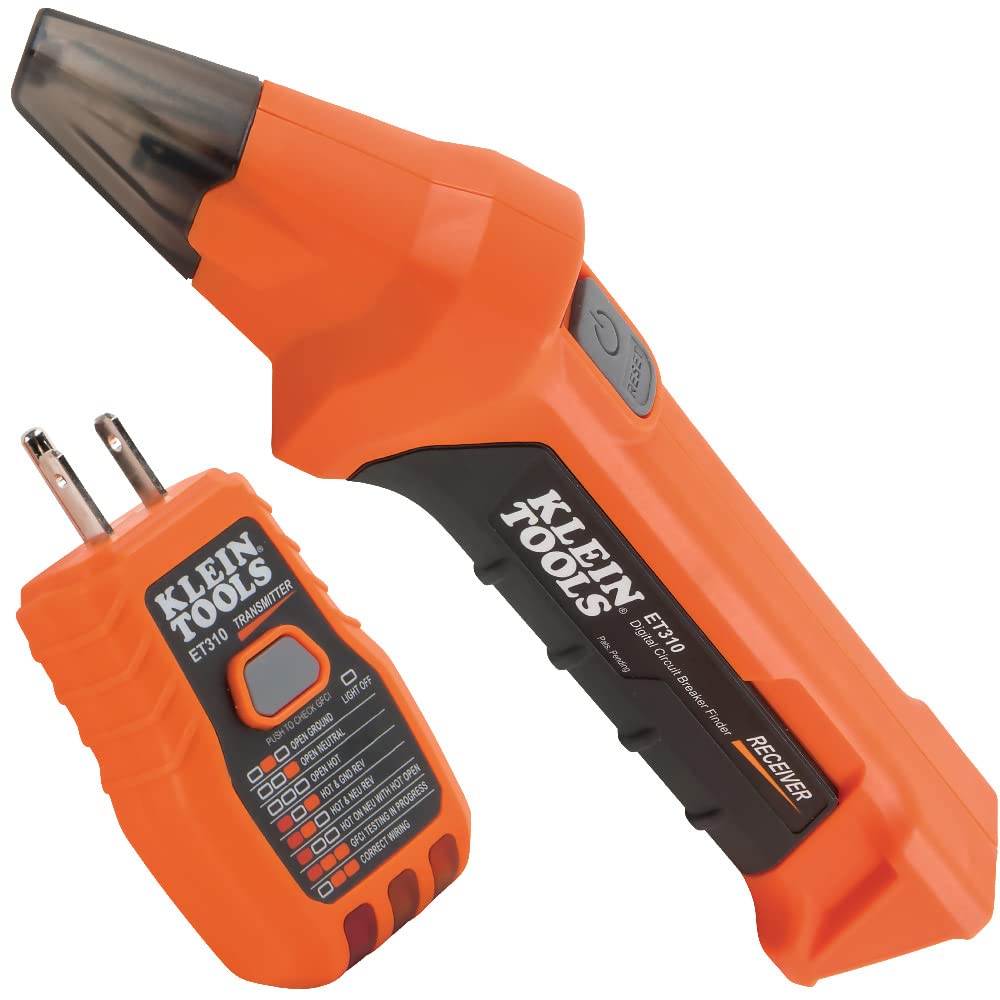 ET310 AC Circuit Breaker Finder, Electric and Voltage Tester with Integrated GFCI Outlet Tester