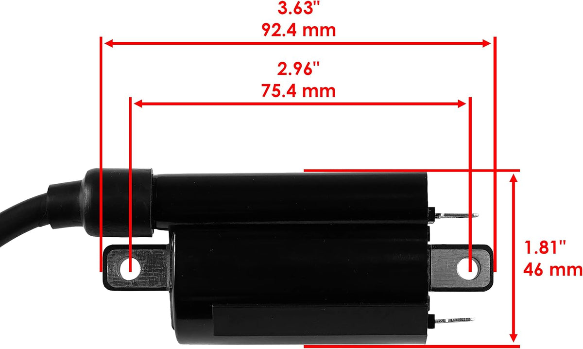 Caltric Ignition Coil Compatible with Kawasaki Lakota 300 Kef300 Kef-300 1995-2003