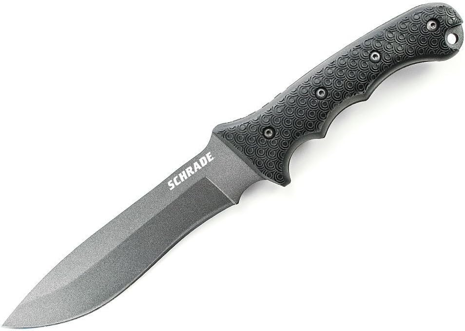 Delta Class Reckon Tini Fixed Blade with 1095 High Carbon Steel Blade, 6.4in Fixed Blade for Buschcrafting, EDC
