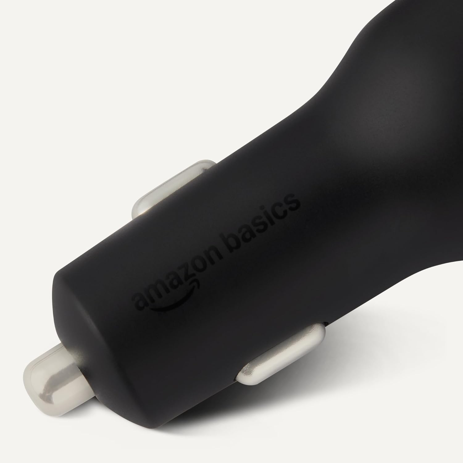 Fast-Charging Car Charger, Dual-Port, 1 USB-C + 1 USB-A, 48W, Black