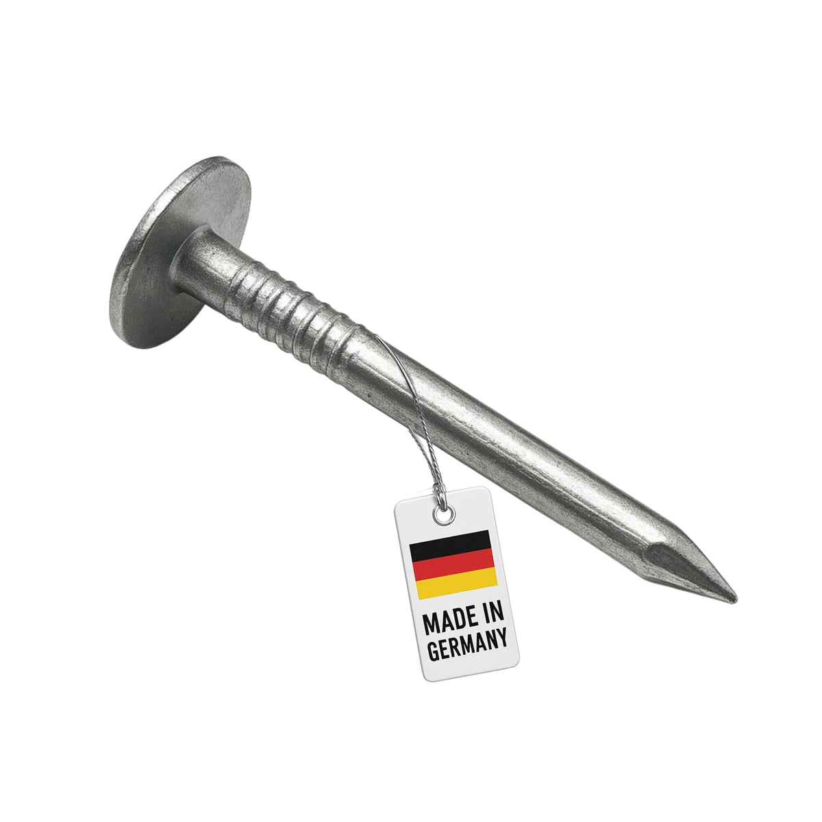 Roofing Nails, 0.79 in (20mm), Galvanized, 100 Pack