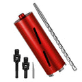 Diamond Core Drill Bits 3 1/2" Diameter 10"/254mm Drilling Depth 5/8-11" Thread Core Bit Turbo Laser-Welded Segments