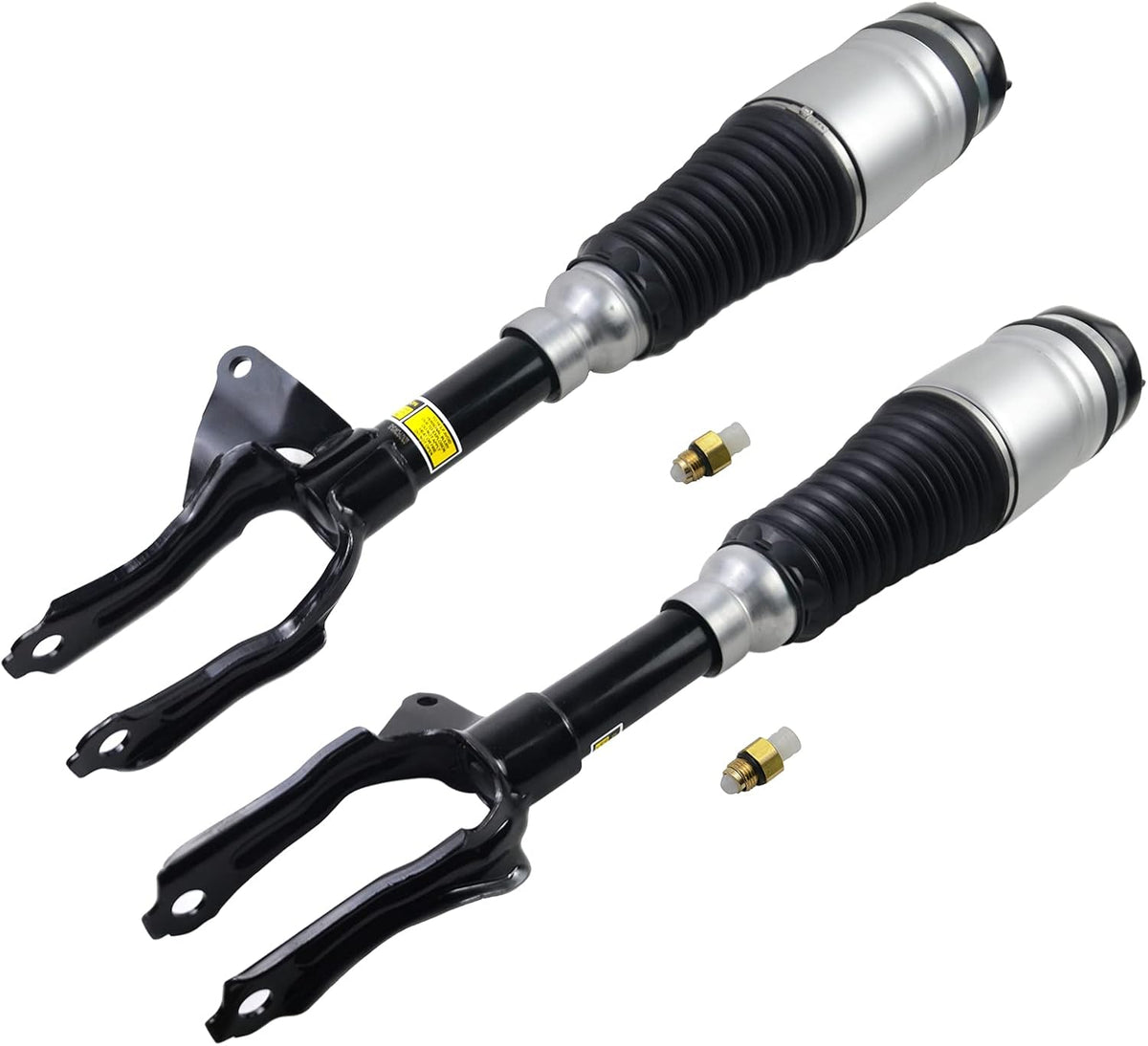 Pair Front Air Suspension Shock Struts Replacement for Jeep Grand Cherokee 2016-2020 Part# 68253204AA 68253205AA (Driver and Passenger Side)