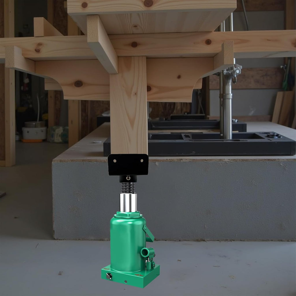 U-Shaped Bottle Jack Post Adaptor for 4x2, 4x4, 4x6 Wood Beams, U-Head Heavy-Duty Steel Stand