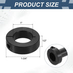 PATIKIL Single Split Shaft Collar 1" OD 1-3/4" Bore 2 Pcs