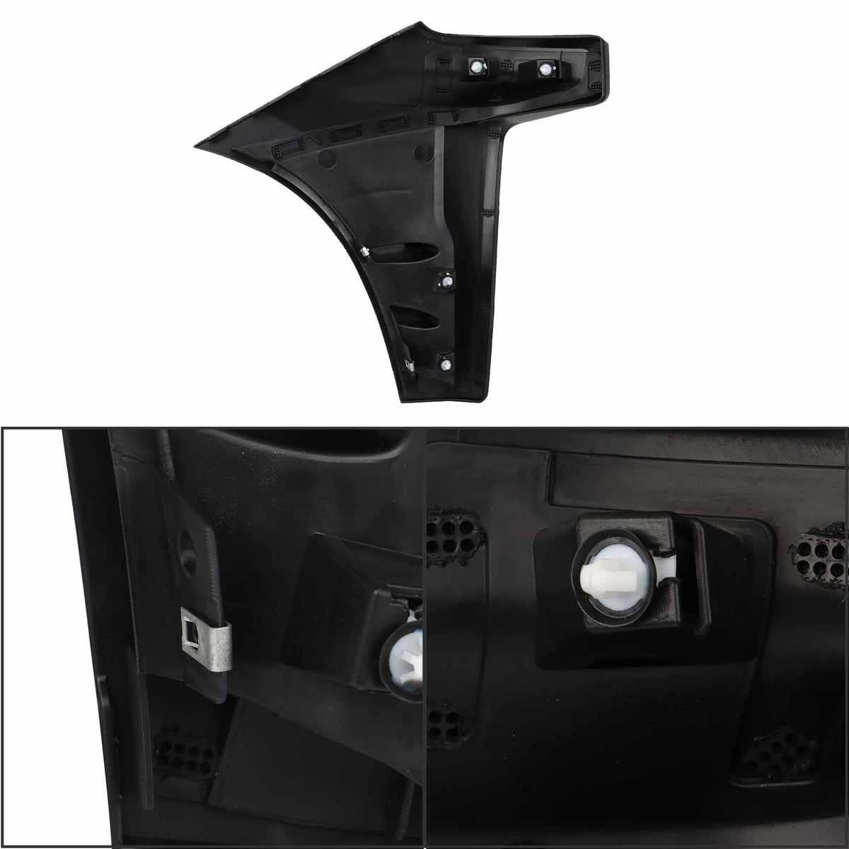 Nurniacl Front Bumper End Cap Left Side Replacement for Silverado 1500