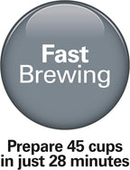 45 Cup Fast Brew Coffee Urn and Hot Beverage Dispenser