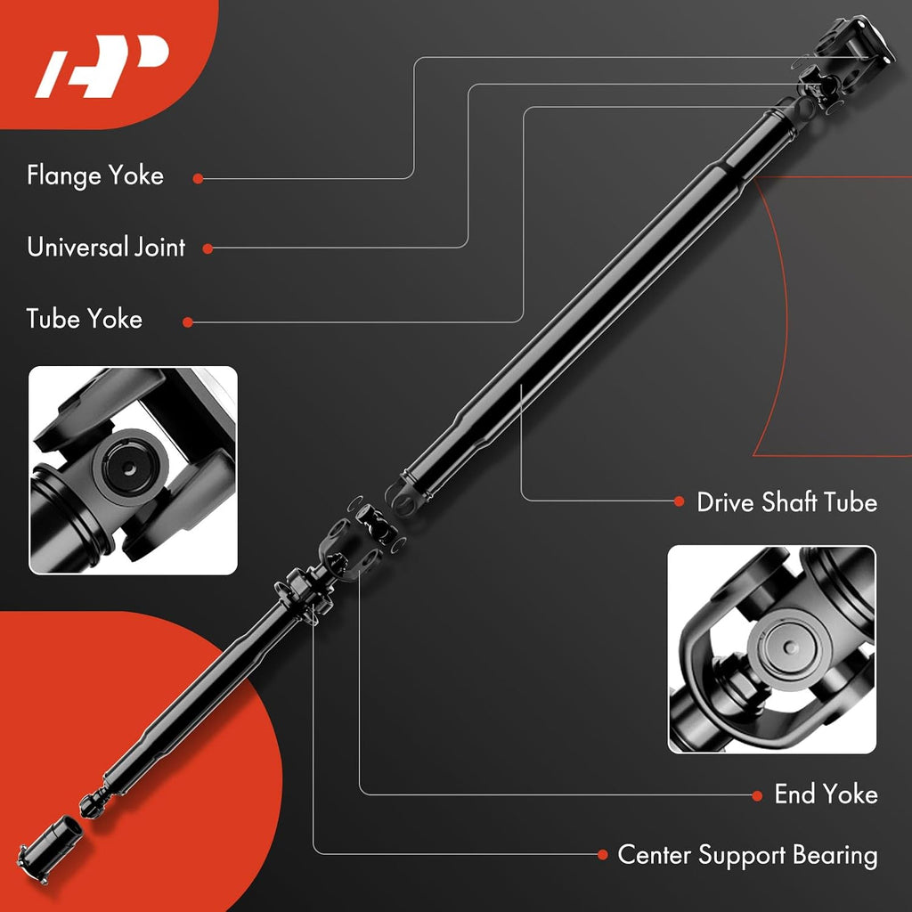 A-Premium Rear Drive Shaft Driveshaft Assembly Compatible with Ford