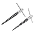 T Handle Tapered Reamer Set, 1/8"-1/2" & 3/16"-5/8", 2 Pieces
