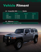 SCITOO Front Rear Shocks 4pcs for Hummer H3 Shock Absorbers