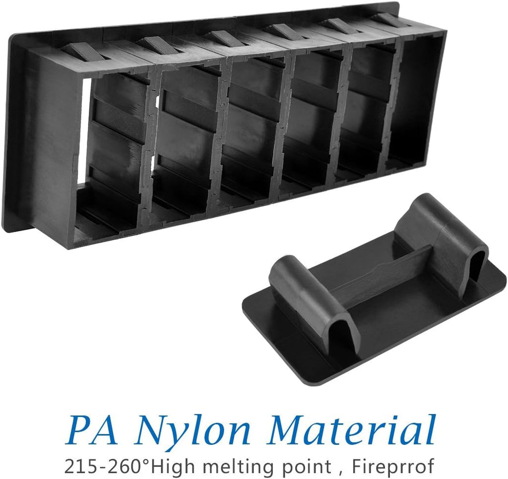 Rocker Switch Panel Switch Holder Housing Kit - Black Plastic